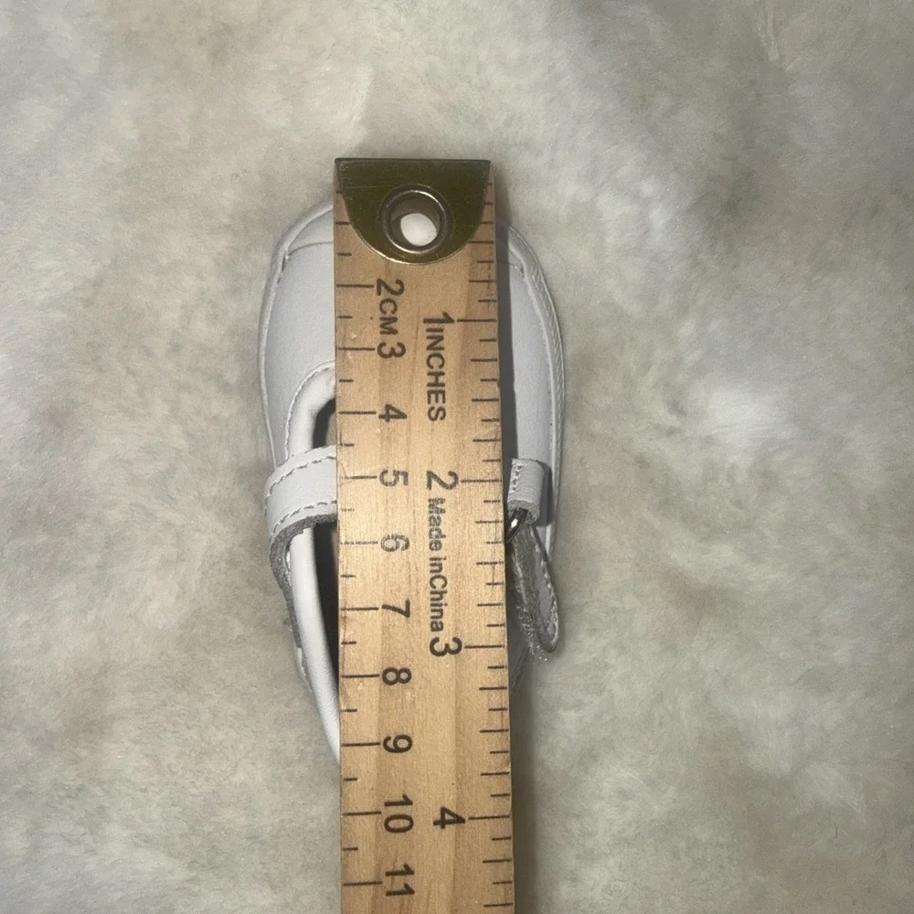 Keds Toddler Size 1 Daphne T-Strap Classic White Leather Mary Jane Girls Walking